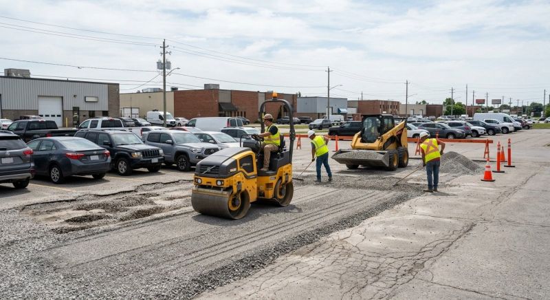 Parking Lot Gravel Repair in Salt Lake City, UT